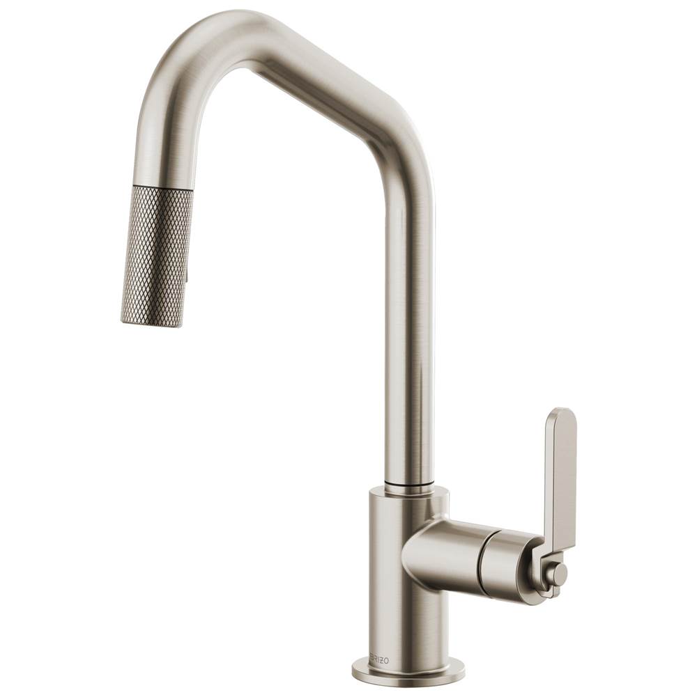 Litze  Pull-Down Faucet with Angled Spout and Industrial Handle