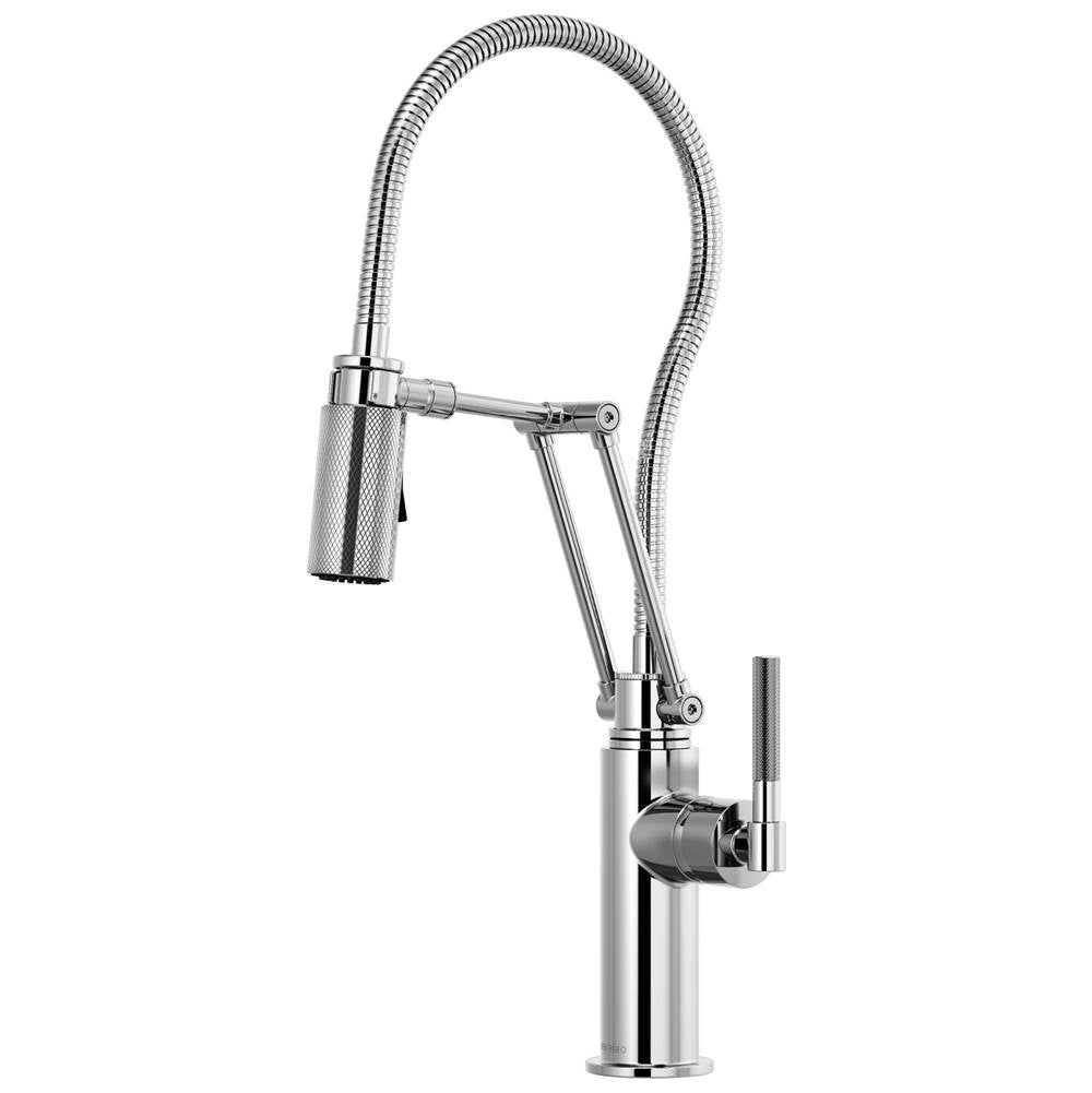 Litze  Articulating Faucet With Finished Hose