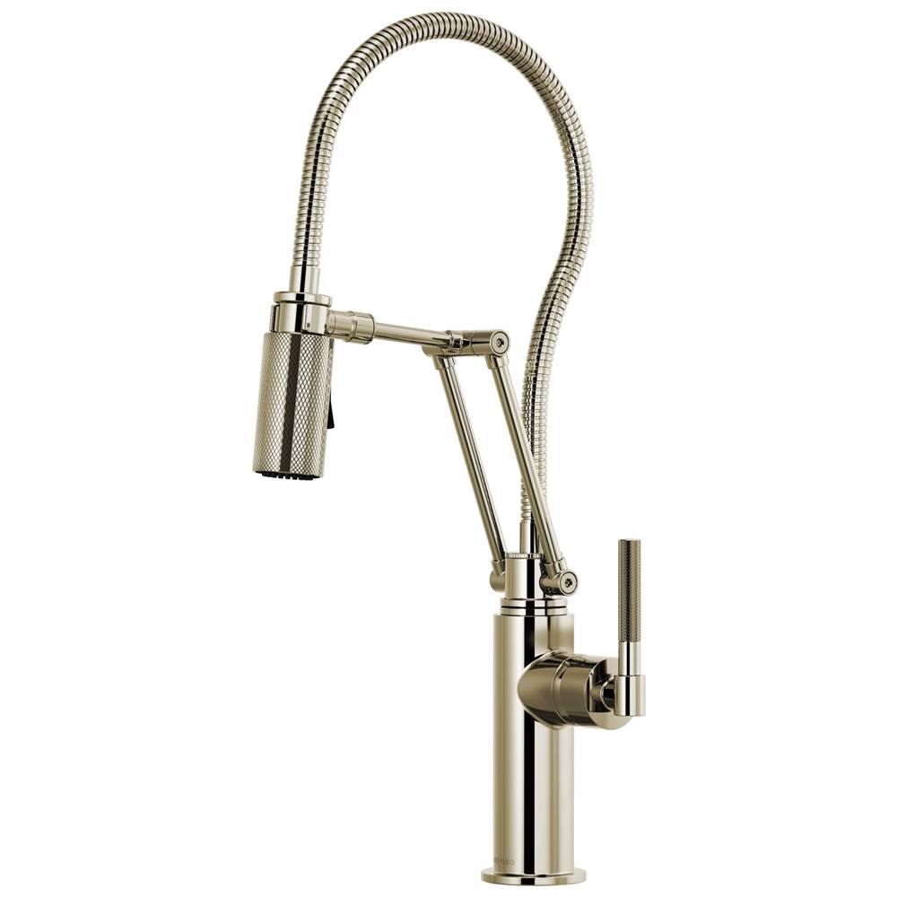 Litze  Articulating Faucet With Finished Hose