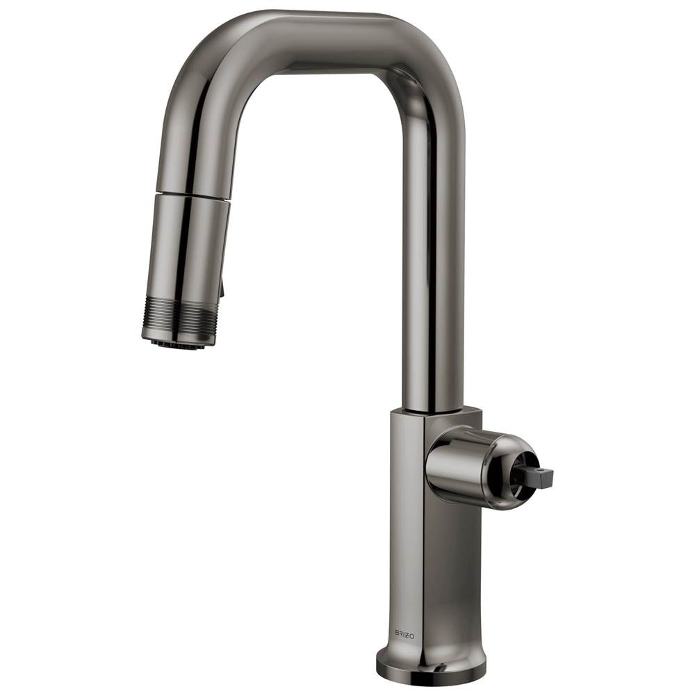 Kintsu  Pull-Down Prep Faucet with Square Spout - Less Handle