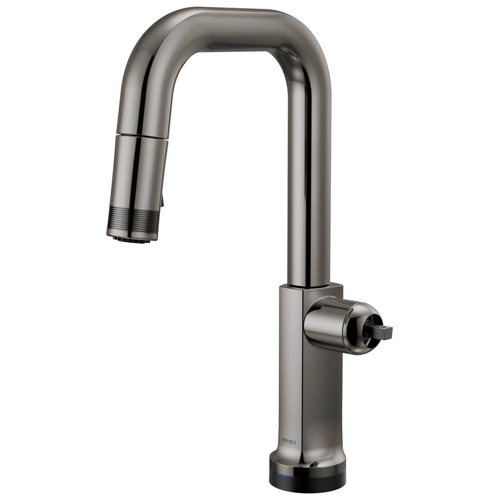 Kintsu  SmartTouch  Pull-Down Prep Faucet with Square Spout - Less Handle
