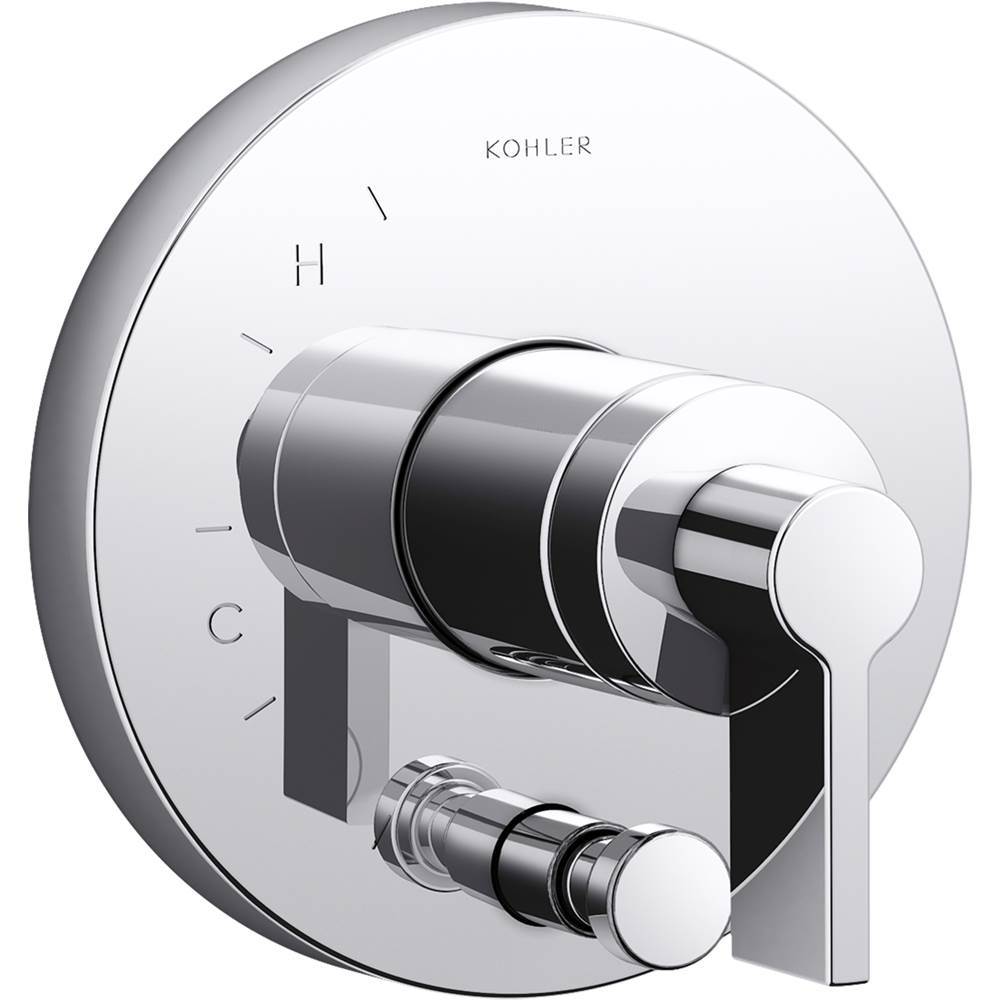 Components  Rite-Temp  valve trim with Lever handle and diverter