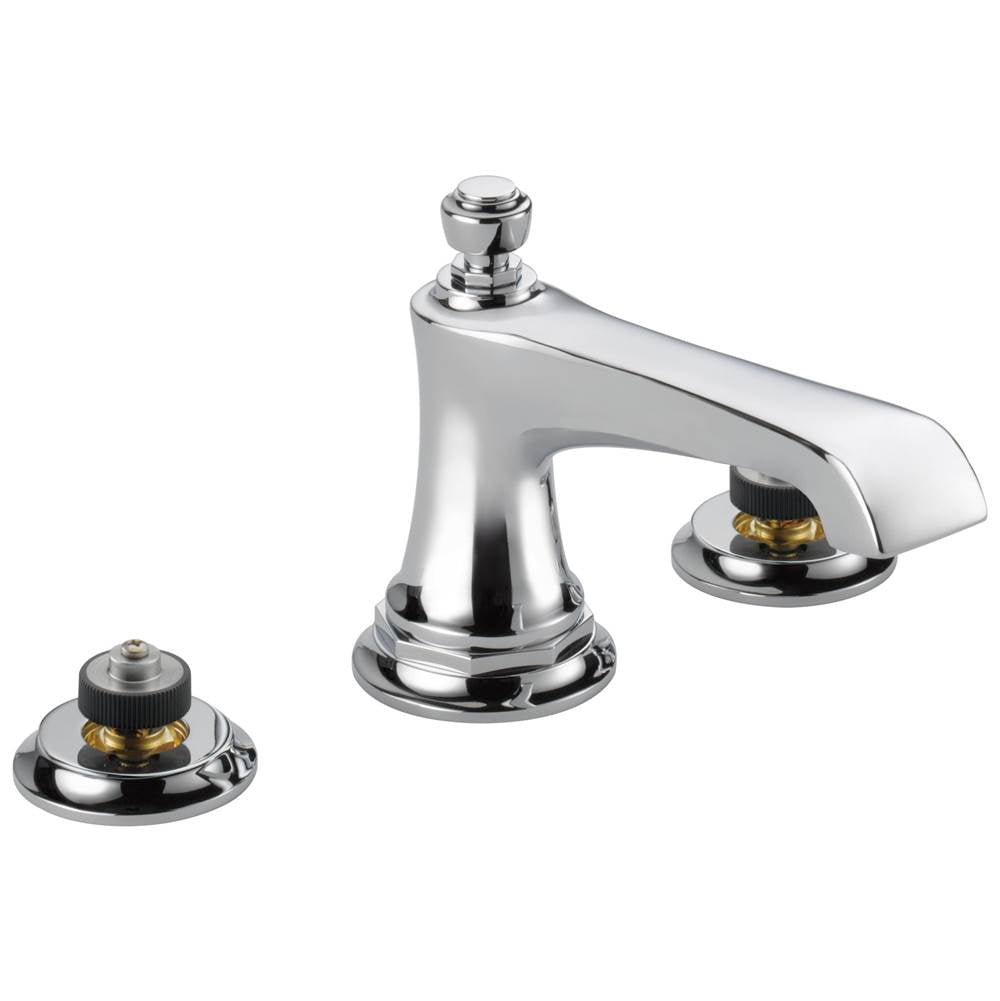 Rook  Widespread Lavatory Faucet with Channel Spout - Less Handles 1.5 GPM