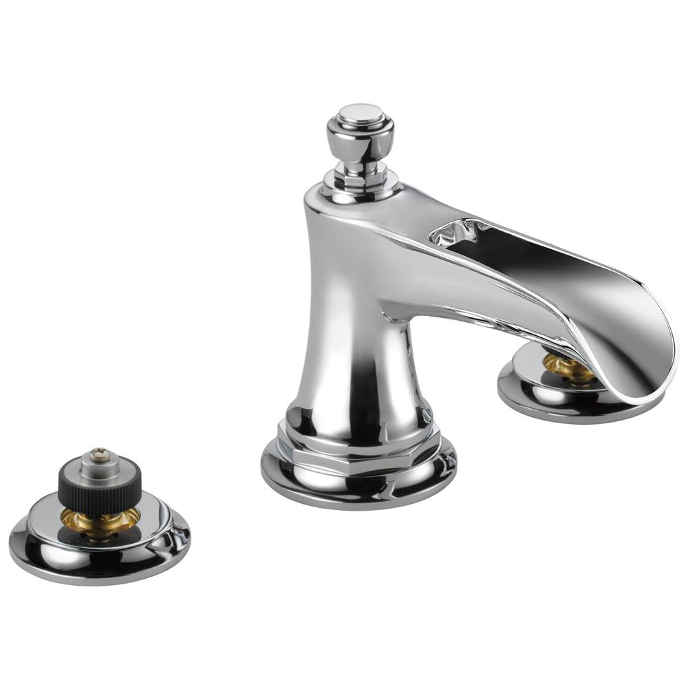 Rook  Widespread Lavatory Faucet with Channel Spout - Less Handles 1.2 GPM