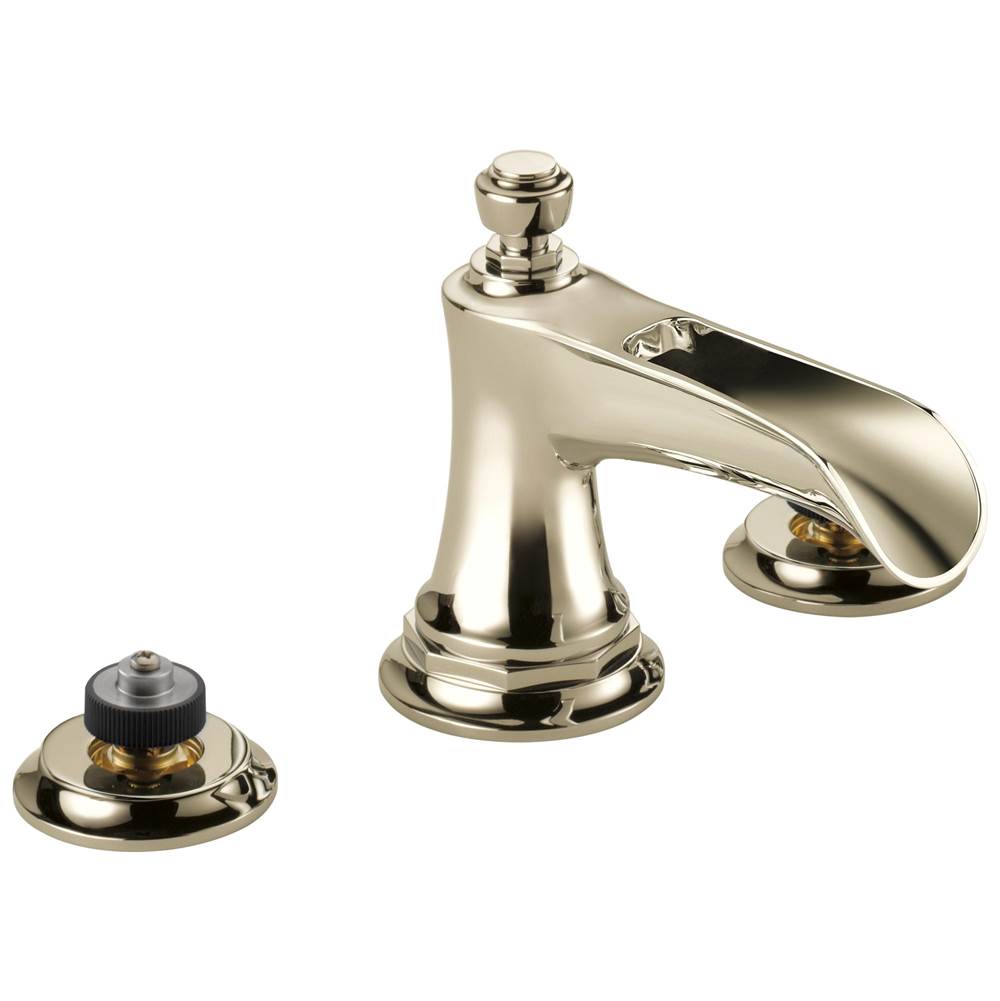 Rook  Widespread Lavatory Faucet with Channel Spout - Less Handles 1.2 GPM