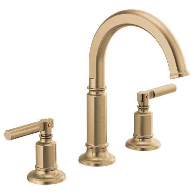 Invari  Widespread Lavatory Faucet with Arc Spout - Less Handles 1.5 GPM
