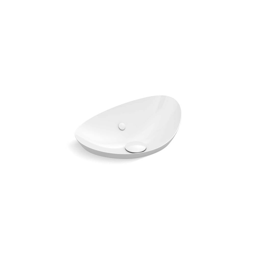 Veil 21" oval vessel bathroom sink