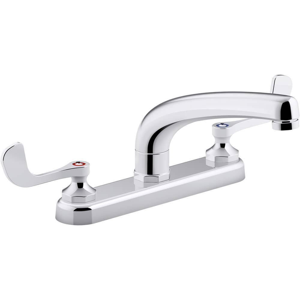 Triton  Bowe  1.5 gpm kitchen sink faucet with 8-3/16" swing spout, aerated flow and wristblade handles