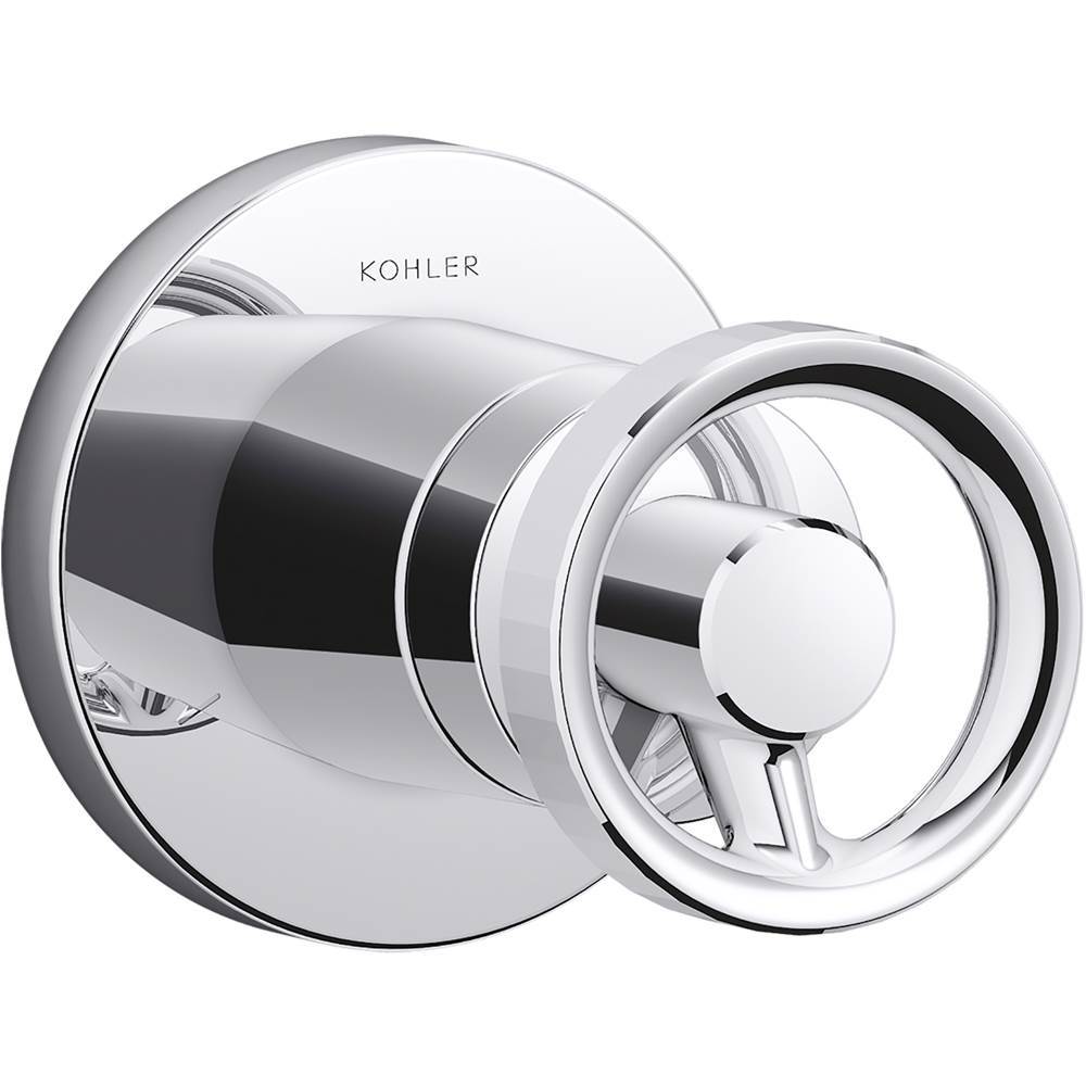 Components  MasterShower  transfer valve trim with Industrial handle