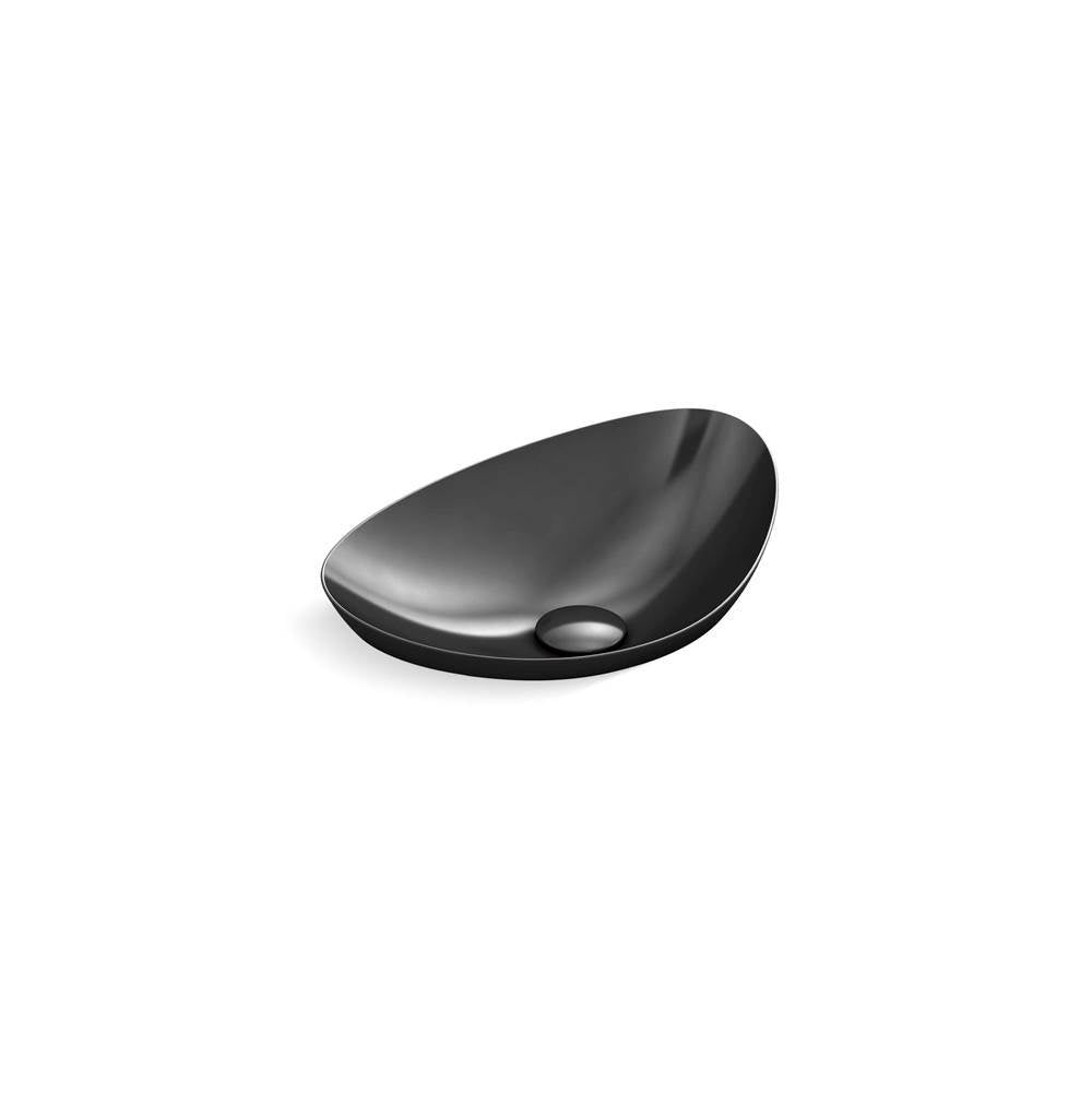 Veil 21" oval vessel bathroom sink, no overflow
