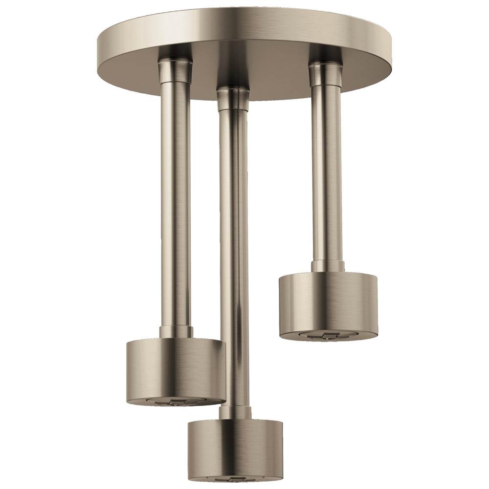 Universal Showering Linear Round Single-Function H2Okinetic  Pendant Raincan Shower Head