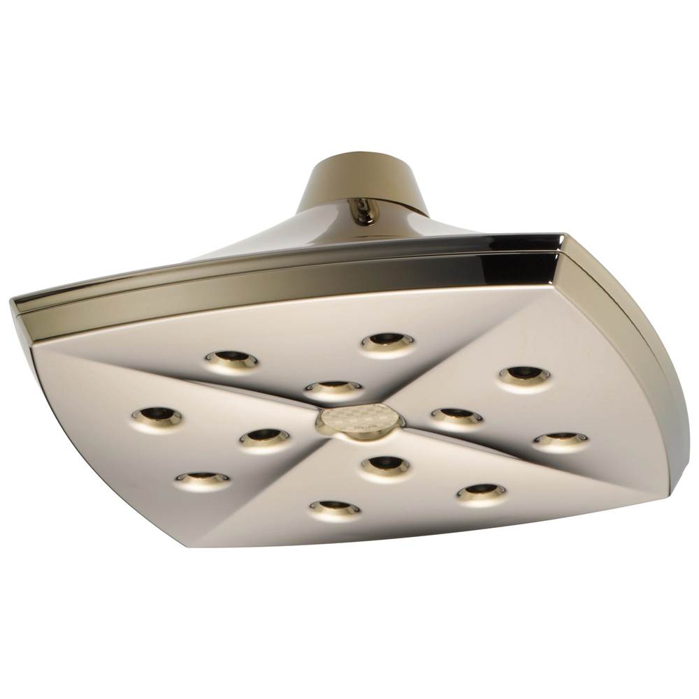 Charlotte  H2OKinetic Square Raincan Showerhead
