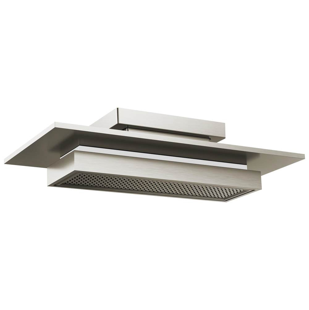 Frank Lloyd Wright  21" Single-Function Raincan Shower Head with Integrated Lighting - 2.5 GPM