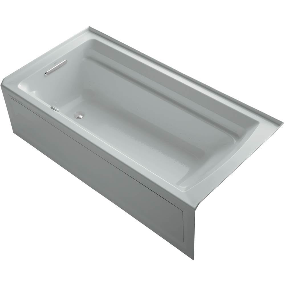 Archer  72" x 36" alcove Heated BubbleMassage air bath with Bask  heated surface, left drain