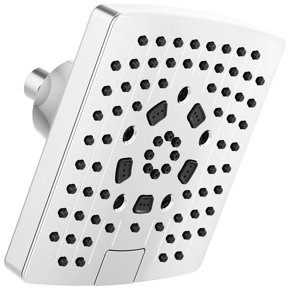 Litze  8" H2Okinetic&lt;sup&gt; &lt;/sup&gt; Round Multi-Function Wall Mount Showerhead