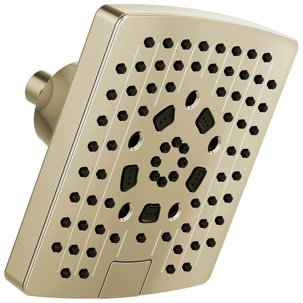 Litze  8" H2Okinetic&lt;sup&gt; &lt;/sup&gt; Round Multi-Function Wall Mount Showerhead