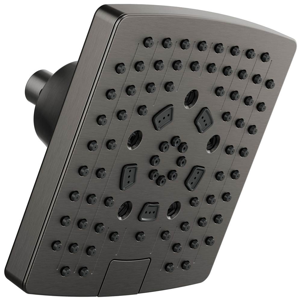 Litze  8" H2Okinetic&lt;sup&gt; &lt;/sup&gt; Round Multi-Function Wall Mount Showerhead