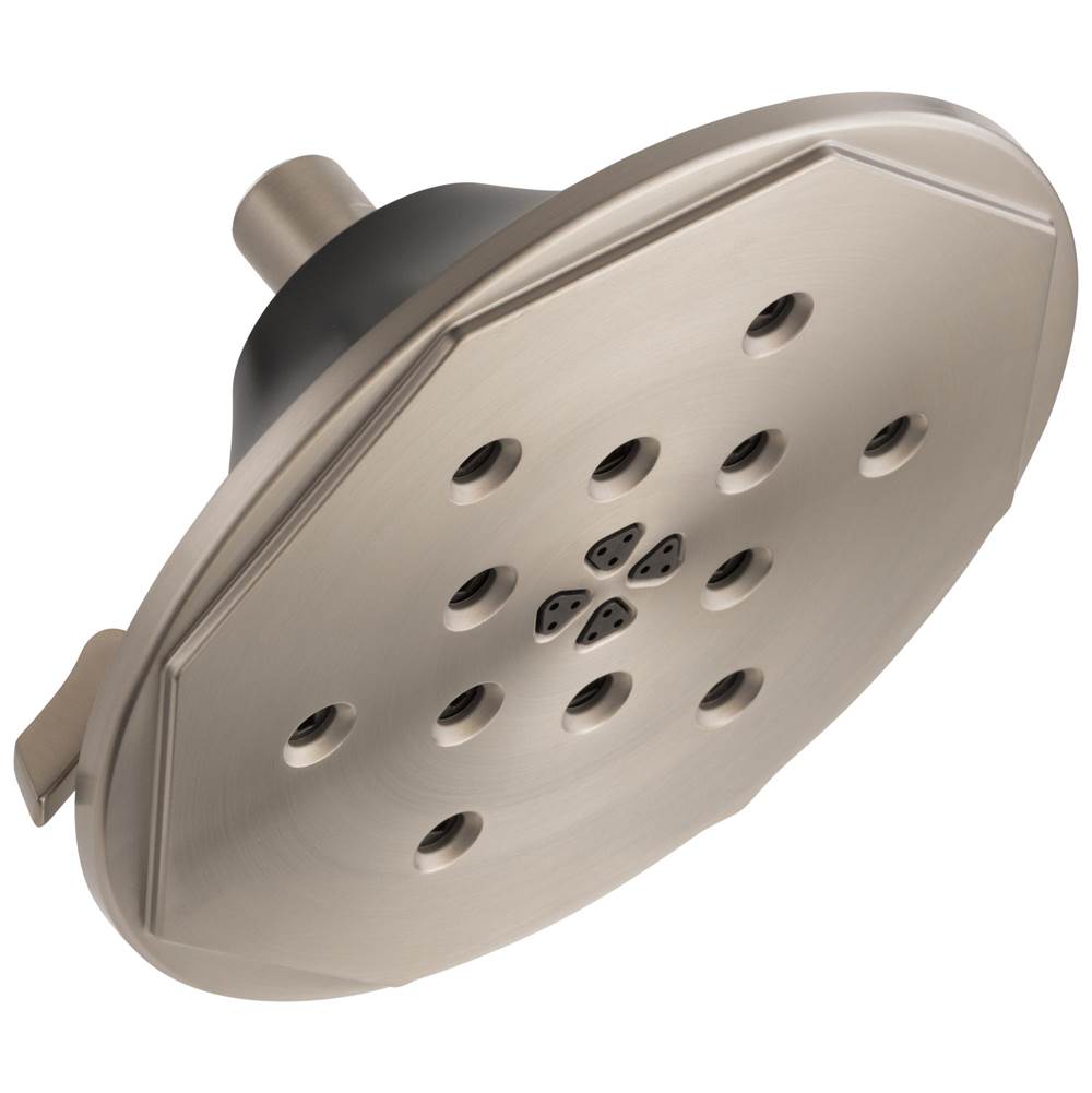 Rook  8" H2Okinetic&lt;sup&gt; &lt;/sup&gt; Round Multi-Function Wall Mount Showerhead