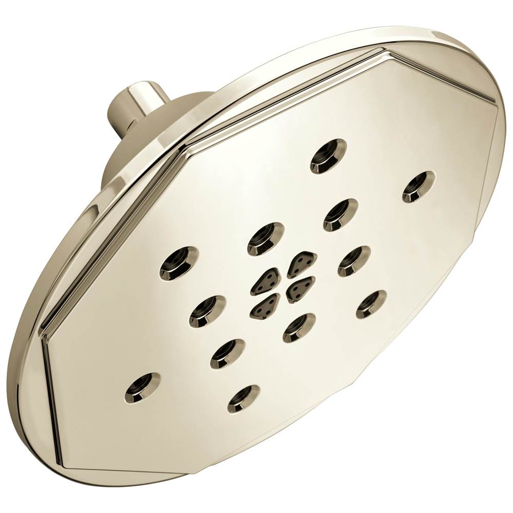 Rook  8" H2Okinetic&lt;sup&gt; &lt;/sup&gt; Round Multi-Function Wall Mount Showerhead