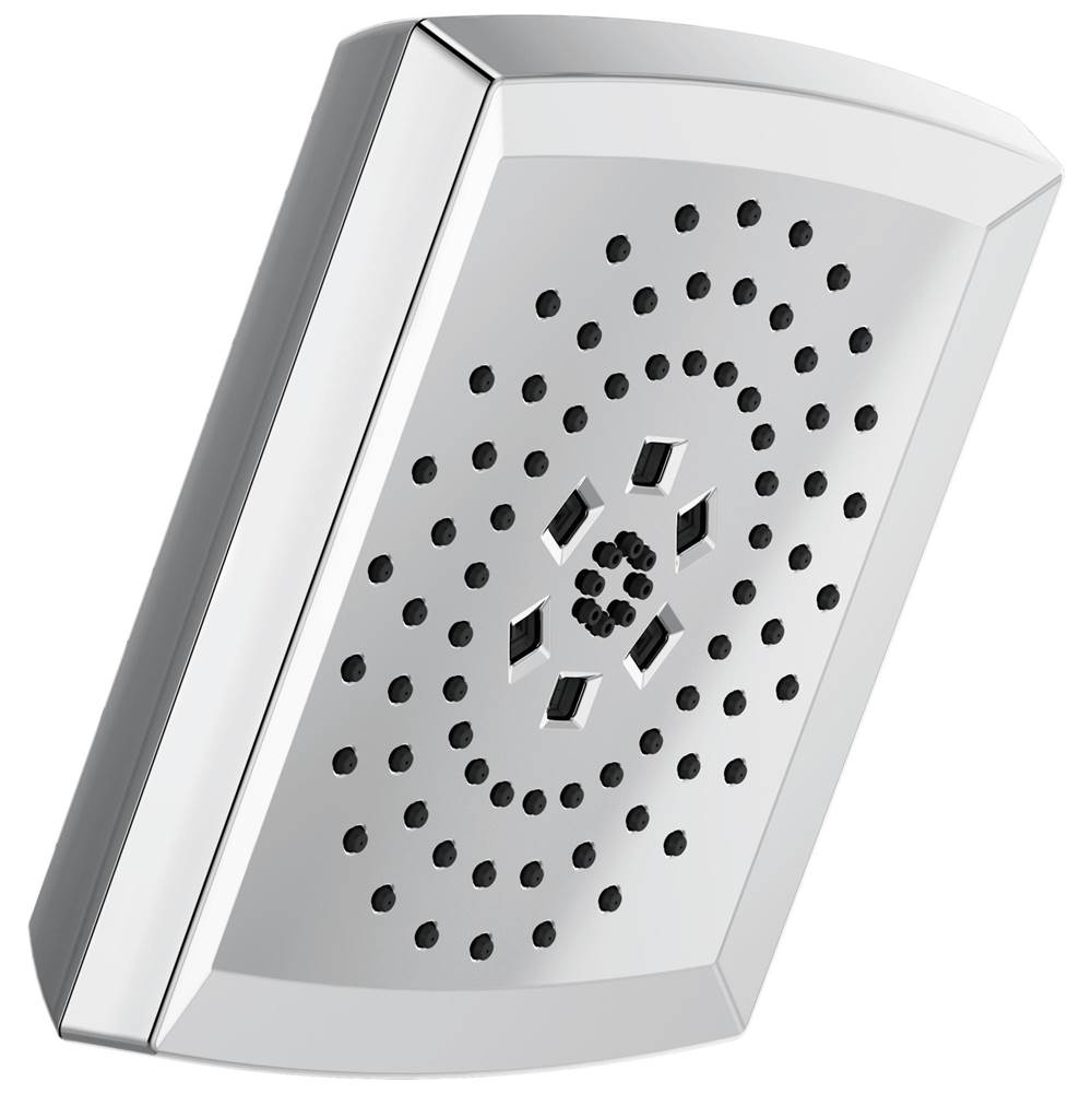 Universal Showering 7" Linear Round H2Okinetic  Multi-Function Wall Mount Shower Head - 1.5 GPM