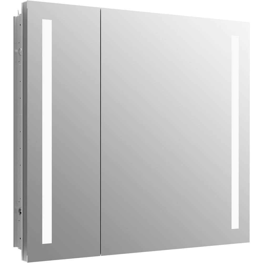 Verdera  34" x 30" two-door lighted medicine cabinet, left-hinged
