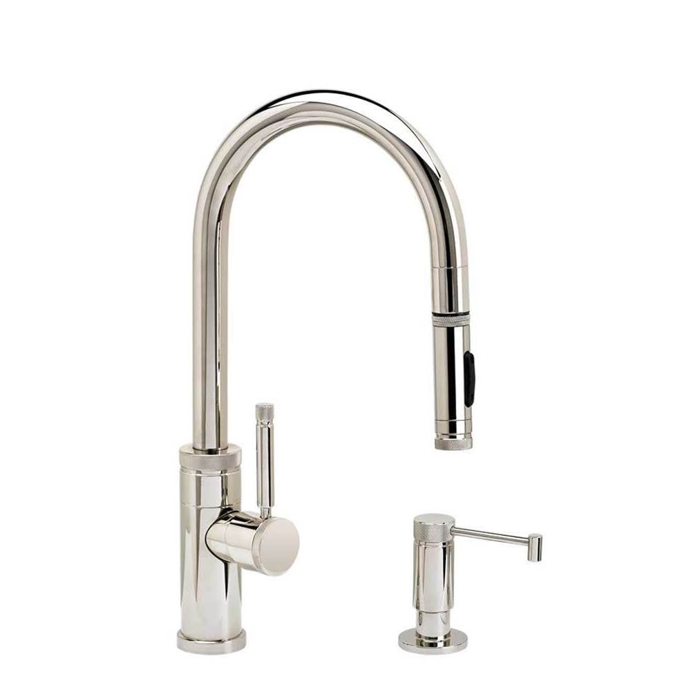 Industrial Prep Size PLP Pulldown Faucet - Toggle Sprayer - 2pc. Suite