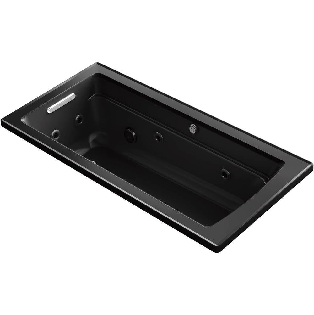 Archer  66" x 32" drop-in Heated BubbleMassage air bath with whirlpool