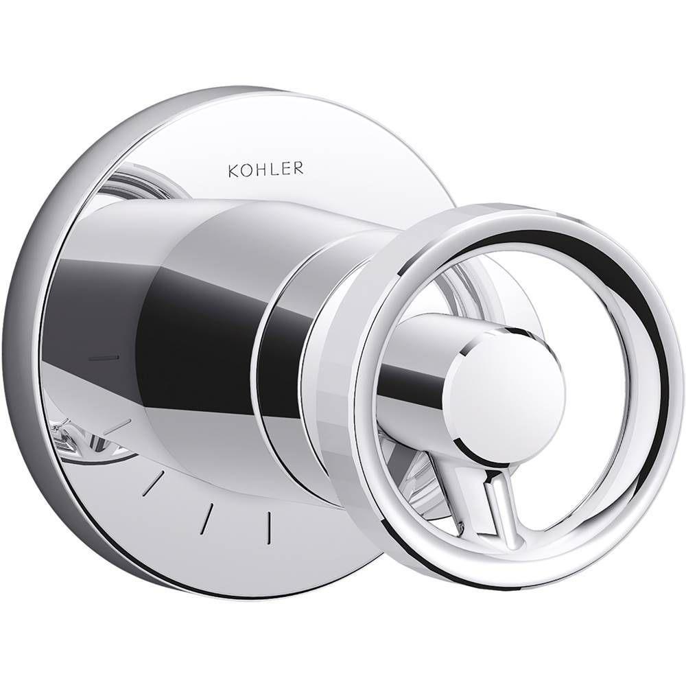 Components  MasterShower  volume control valve trim with Industrial handle