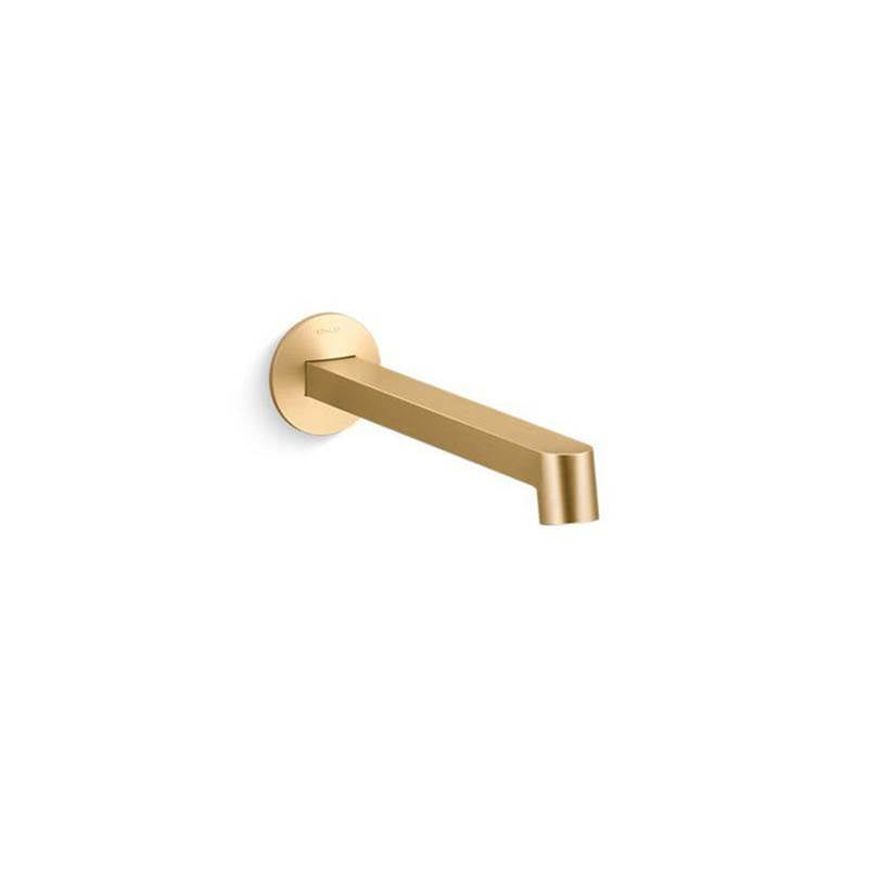 Components  Wall-mount bathroom sink faucet spout with Row design, 1.2 gpm