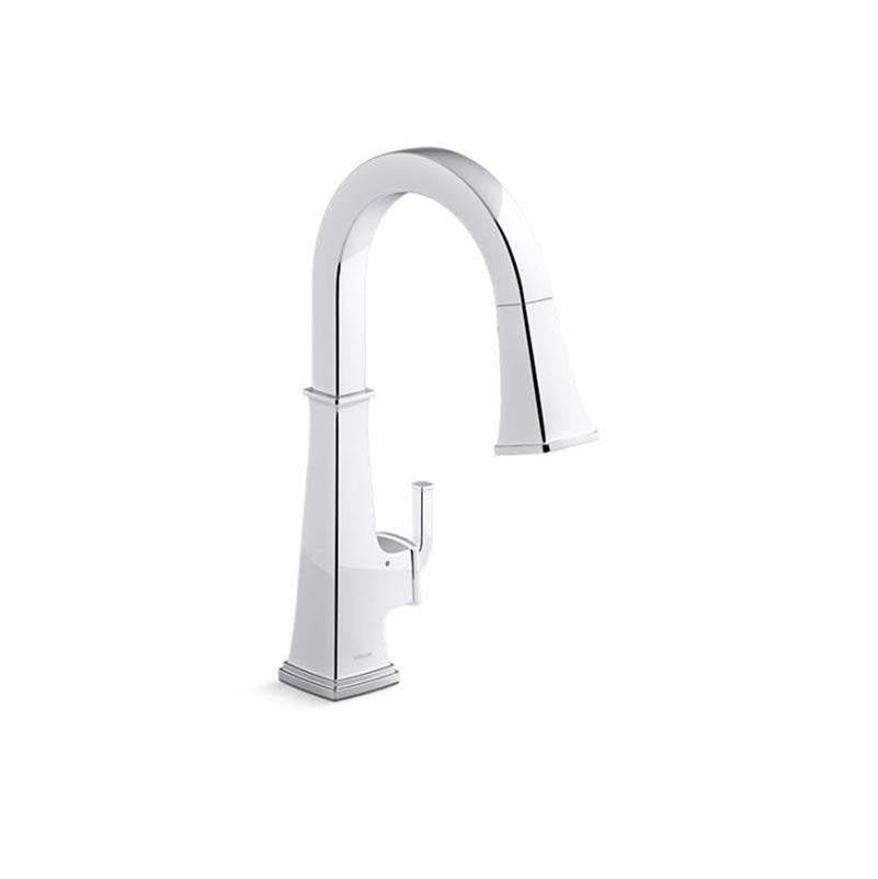 Riff  Touchless pull-down kitchen sink faucet with three-function sprayhead