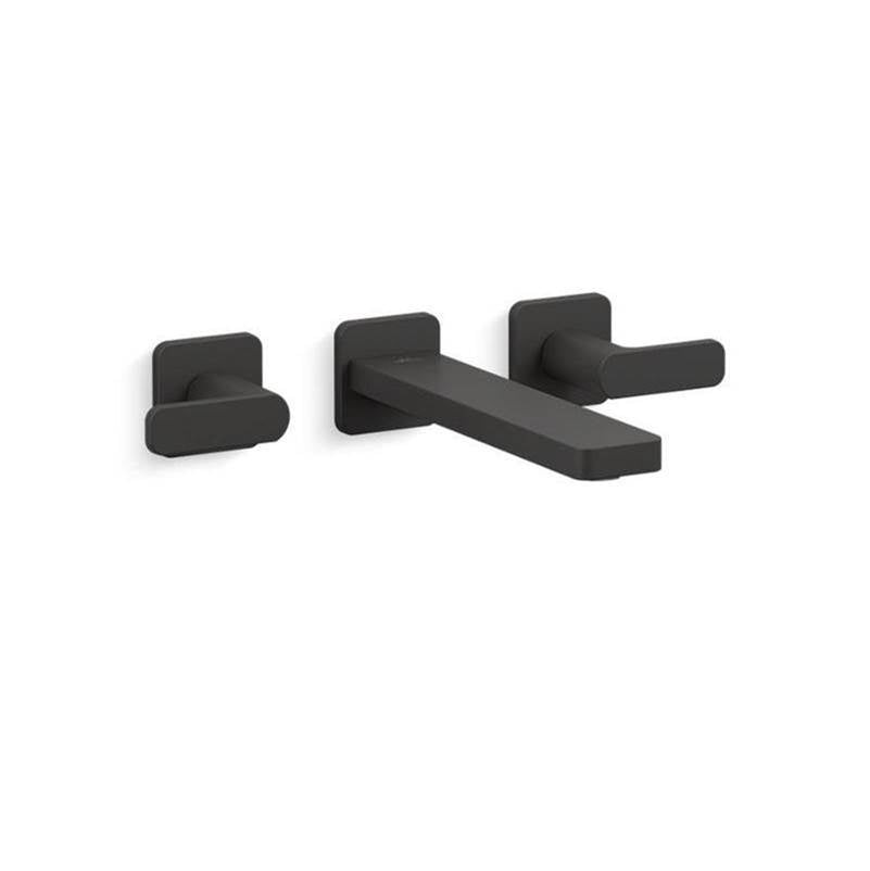 Parallel  Wall-mount bathroom sink faucet trim, 1.2 gpm