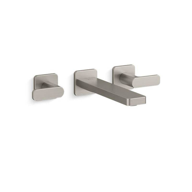 Parallel  Wall-mount bathroom sink faucet trim, 1.2 gpm