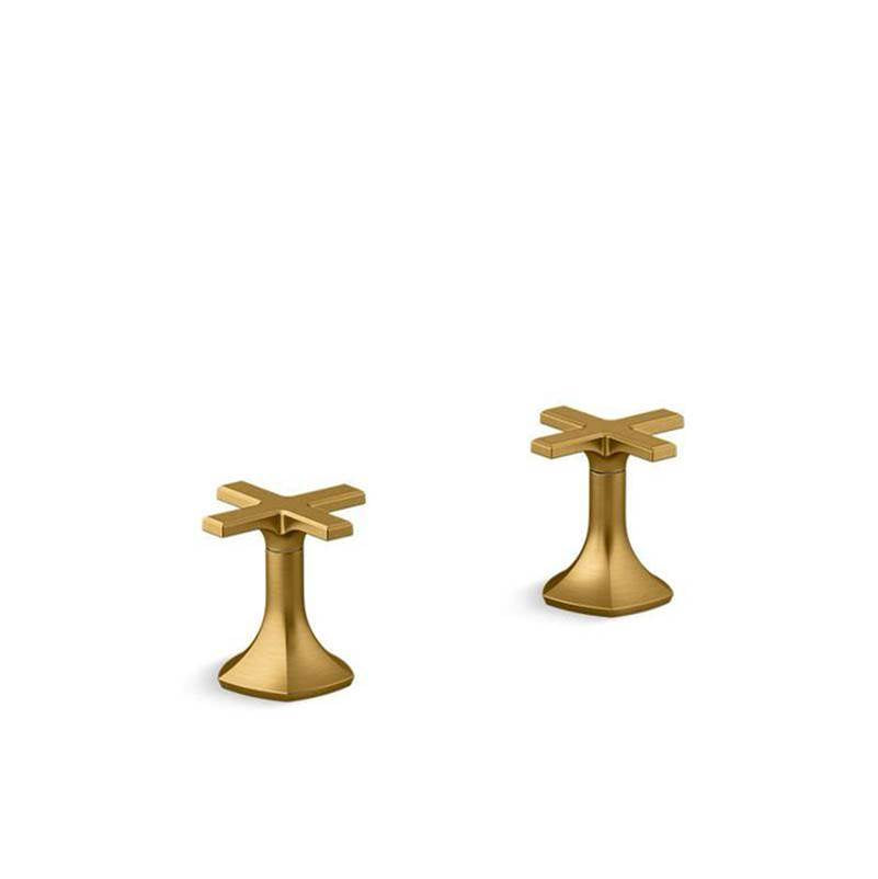 Occasion  Deck-mount bath faucet handles with Cross design
