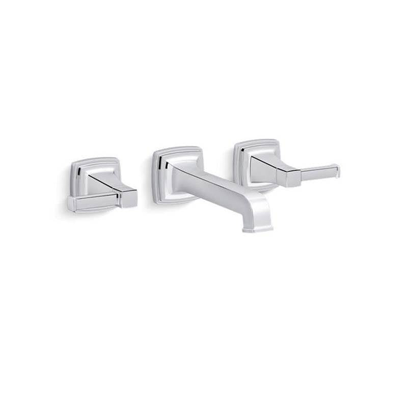 Riff  Wall-mount bathroom sink faucet trim, 1.2 gpm