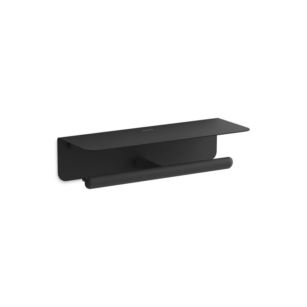 Kumin Covered double toilet paper holder