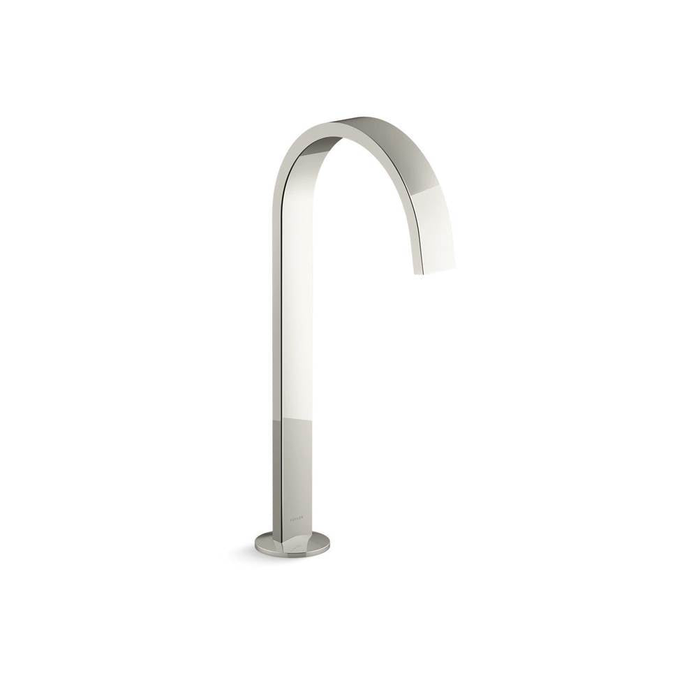 Components  Bathroom sink faucet spout with Ribbon design, 1.2 gpm