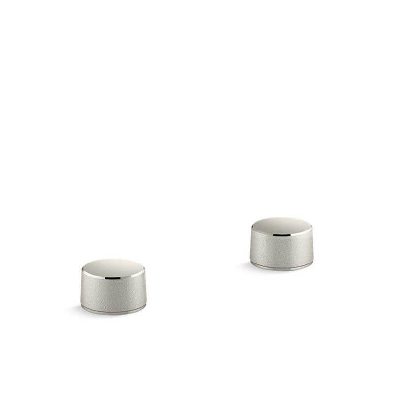 Components  Deck-mount bath faucet handles with Oyl design