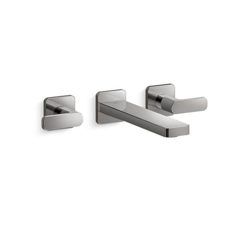 Parallel  Wall-mount bathroom sink faucet trim, 1.2 gpm