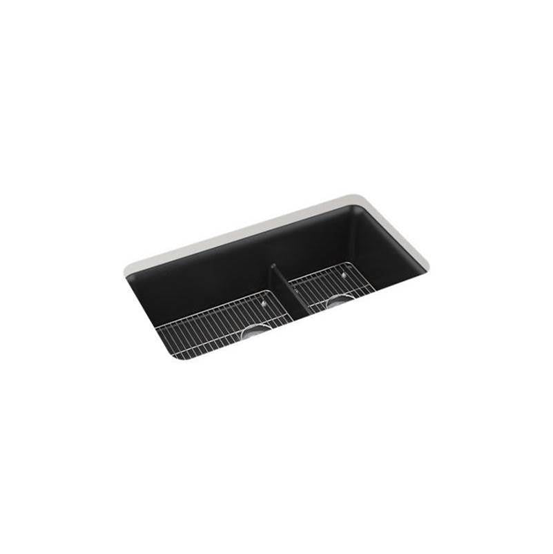 Cairn  Smart Divide  33-1/2" undermount double-bowl kitchen sink