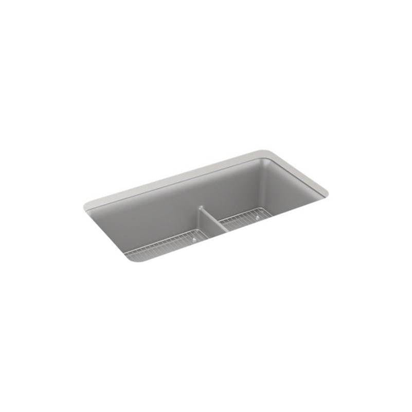 Cairn  Smart Divide  33-1/2" undermount double-bowl kitchen sink
