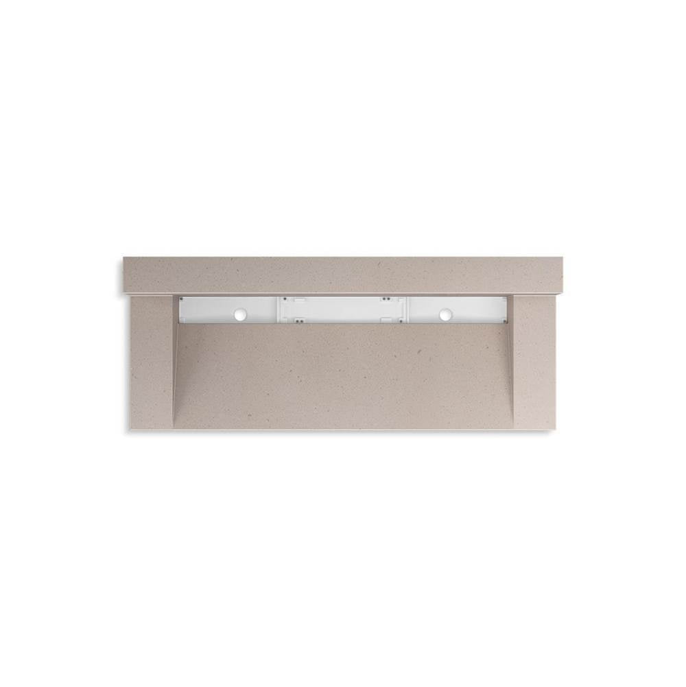 Constellation 60" wall-mount trough lavatory system with backsplash