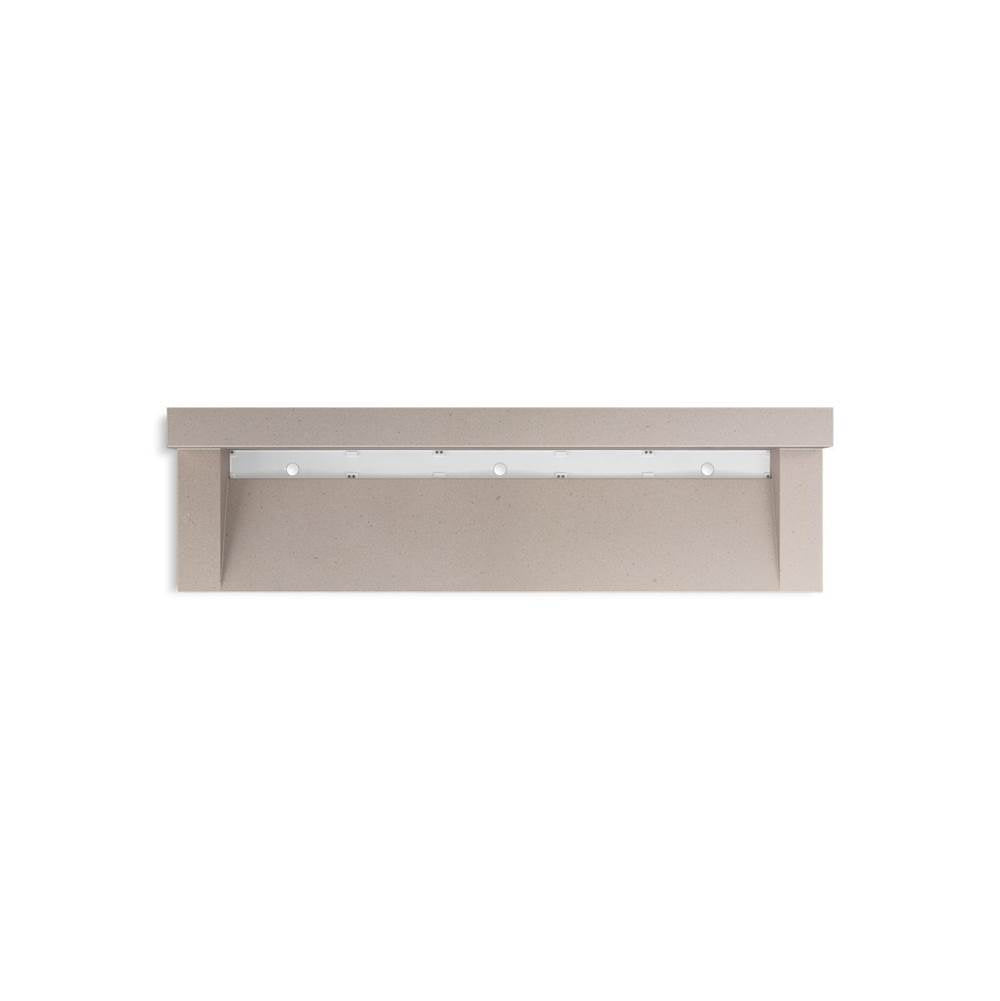 Constellation 90" wall-mount trough lavatory system with backsplash