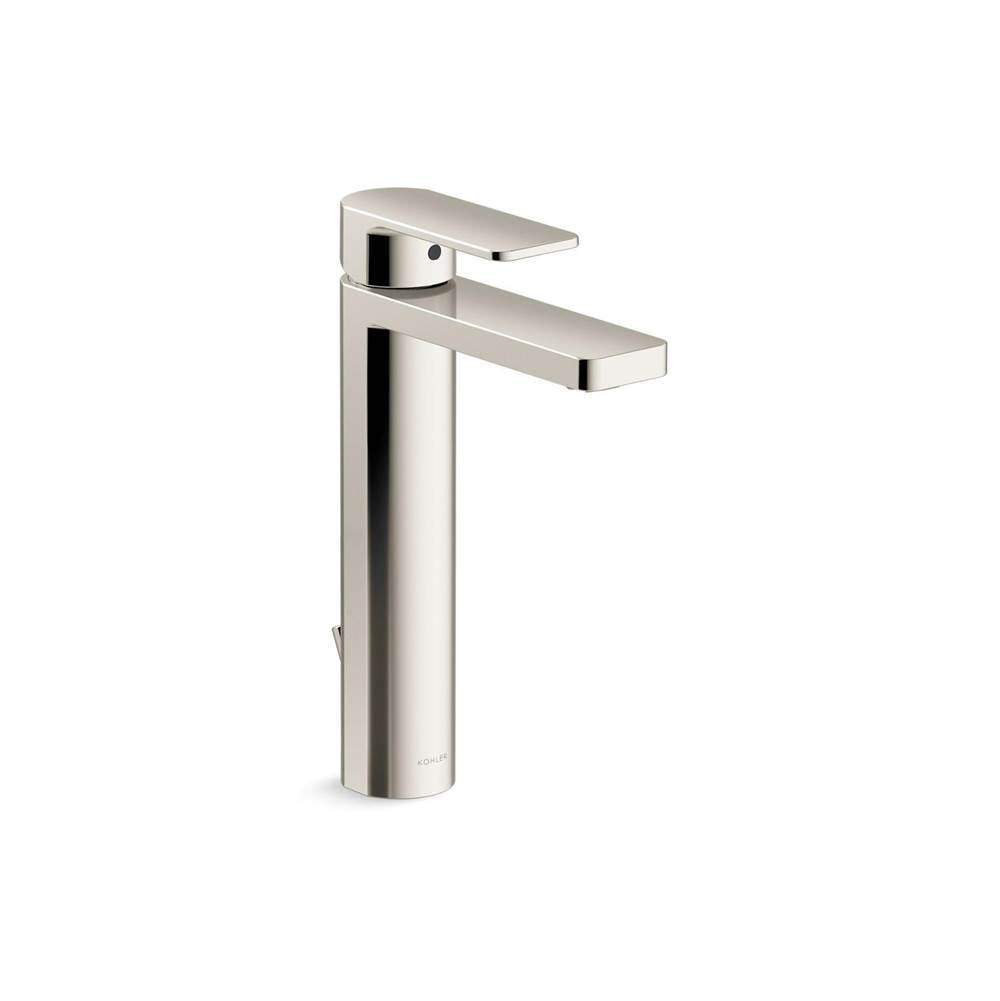 Parallel  Tall single-handle bathroom sink faucet, 0.5 gpm