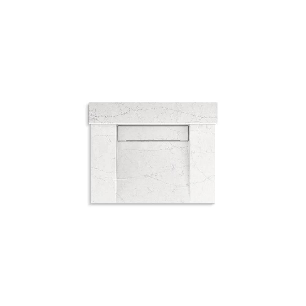 Constellation 30" wall-mount lavatory system with backsplash
