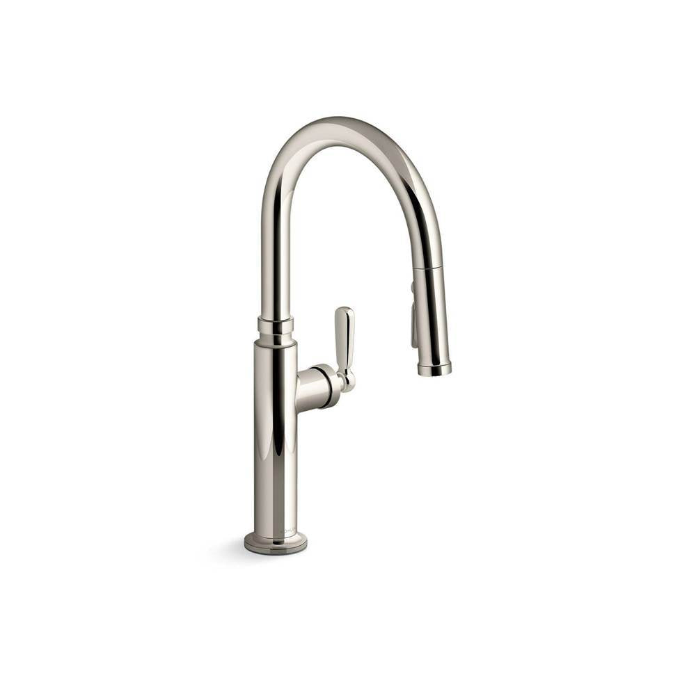 Edalyn by Studio McGee Pull-down kitchen sink faucet with three-function sprayhead