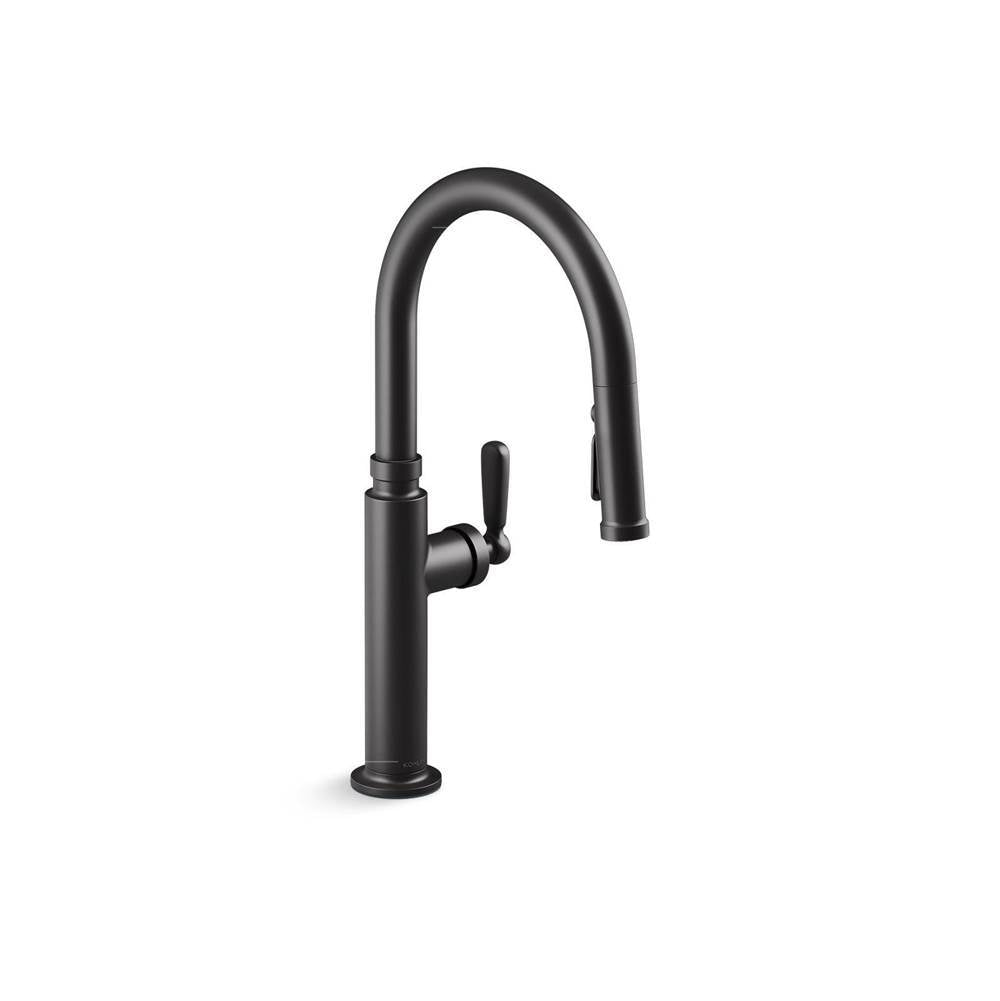 Edalyn by Studio McGee Pull-down kitchen sink faucet with three-function sprayhead