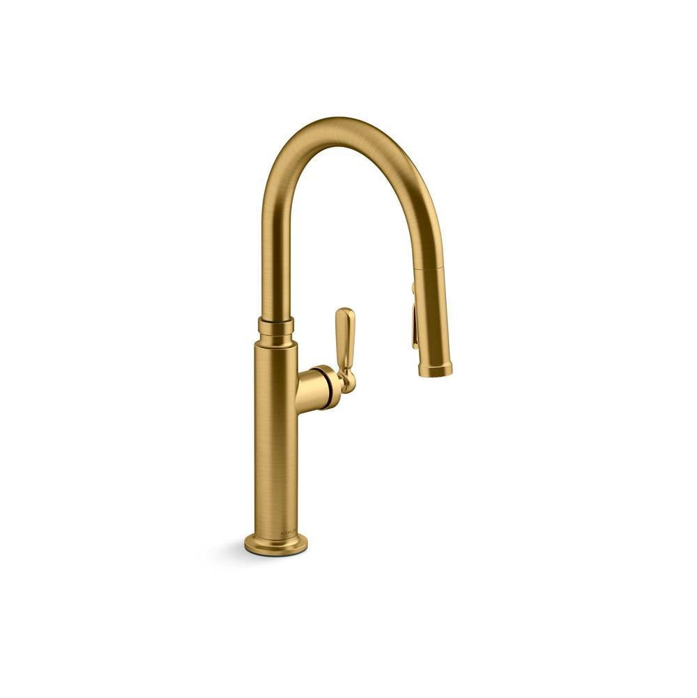 Edalyn by Studio McGee Pull-down kitchen sink faucet with three-function sprayhead