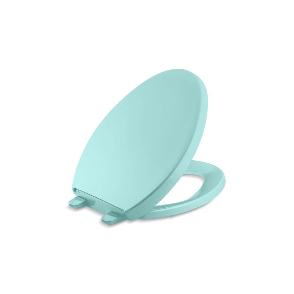 Reveal  Quiet-Close elongated toilet seat