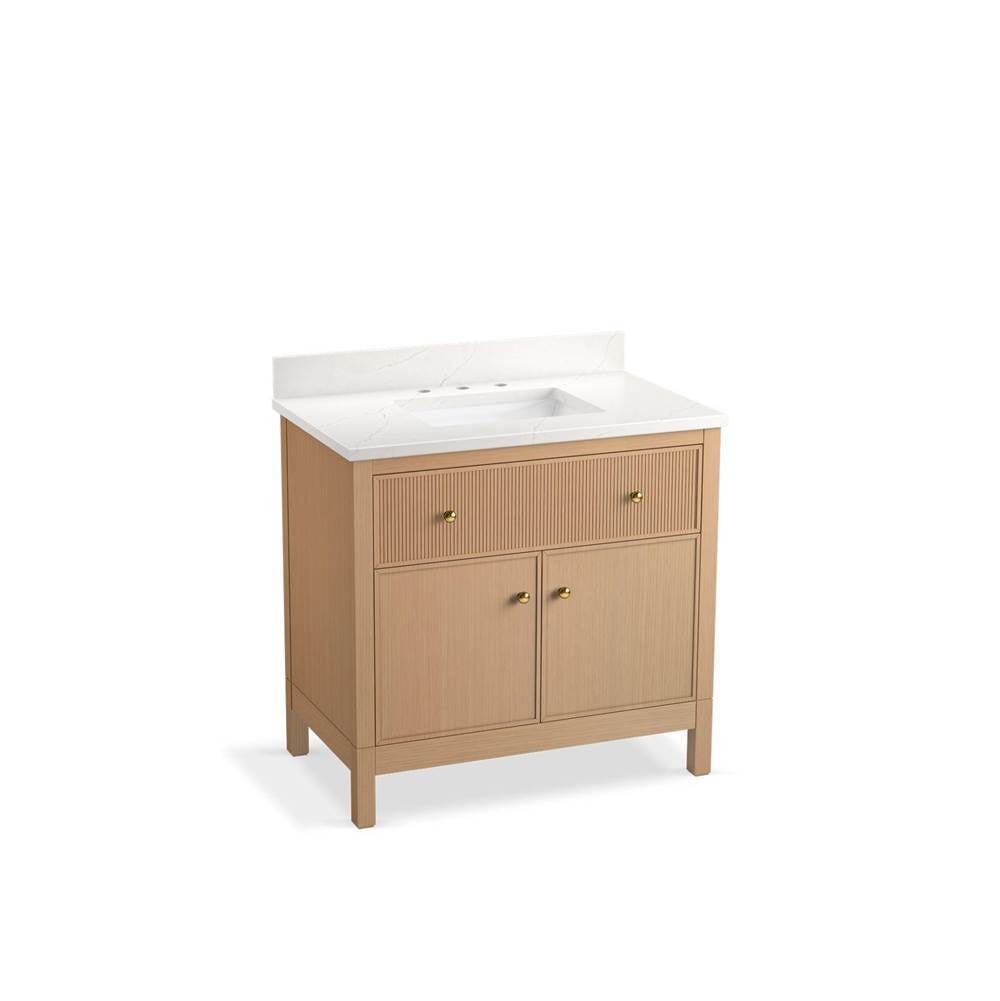 Malin by Studio McGee 36" bathroom vanity cabinet with sink and quartz top
