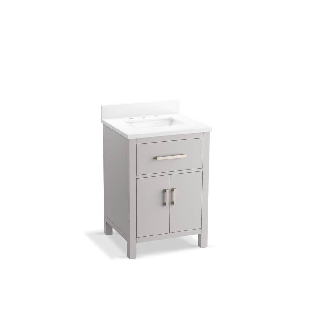 Kresla  24" bathroom vanity cabinet with sink and quartz top
